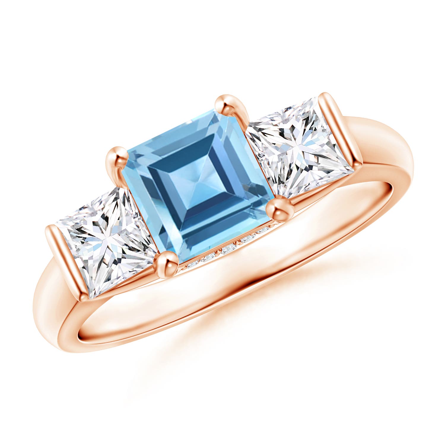 AA - Swiss Blue Topaz / 2.14 CT / 14 KT Rose Gold