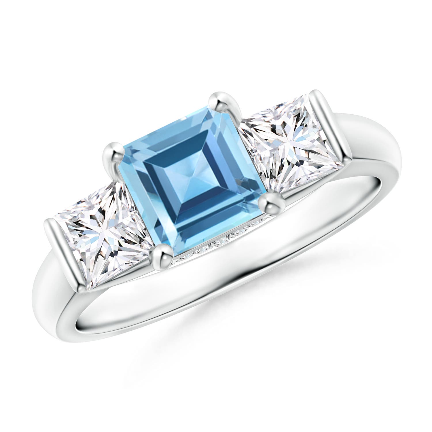 AA - Swiss Blue Topaz / 2.14 CT / 14 KT White Gold