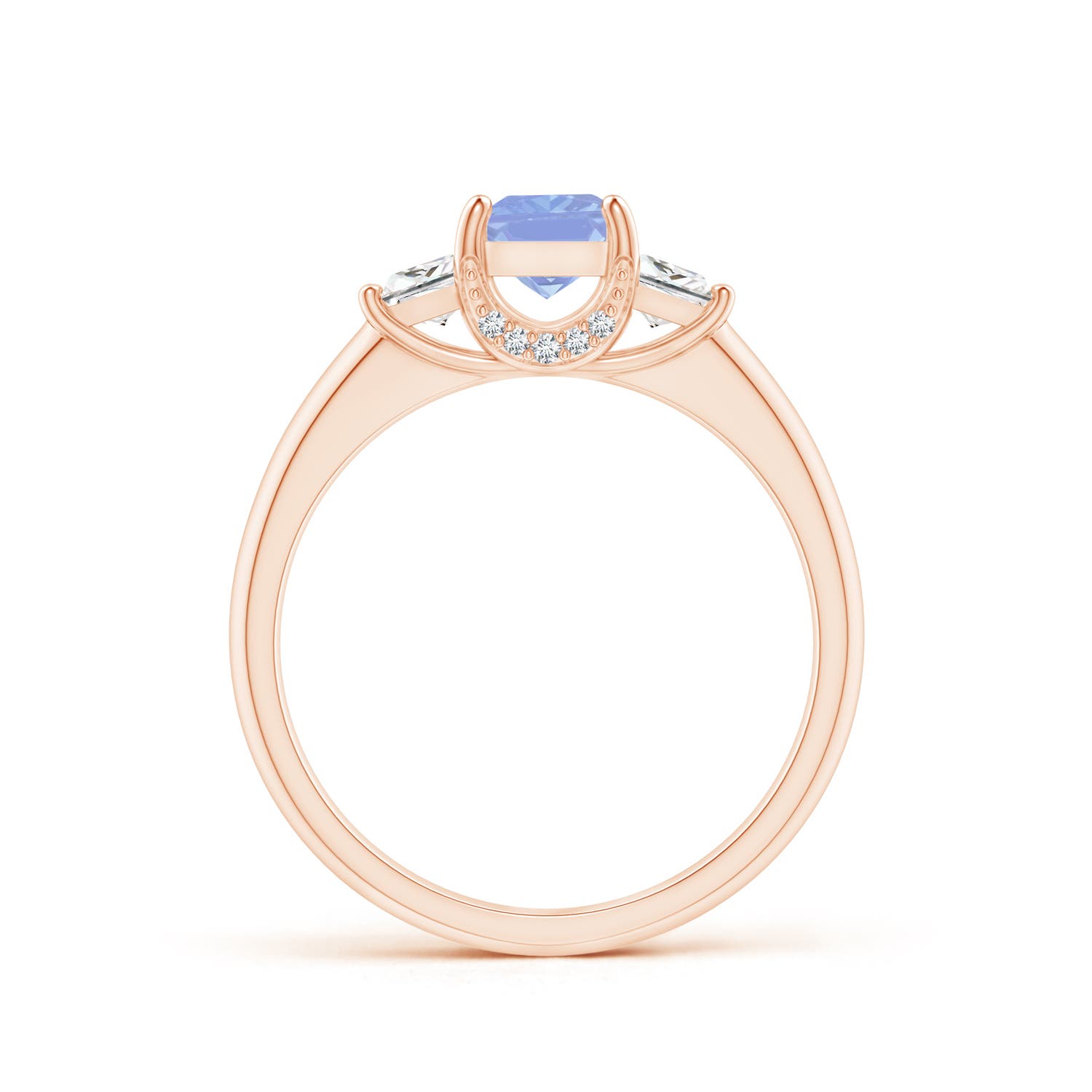 A - Tanzanite / 1.12 CT / 14 KT Rose Gold