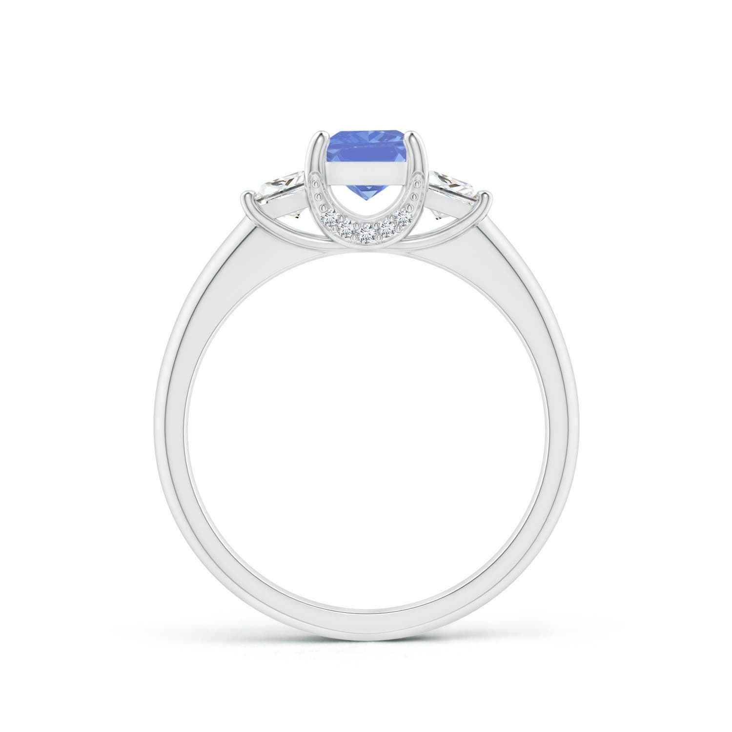 AA - Tanzanite / 1.12 CT / 14 KT White Gold