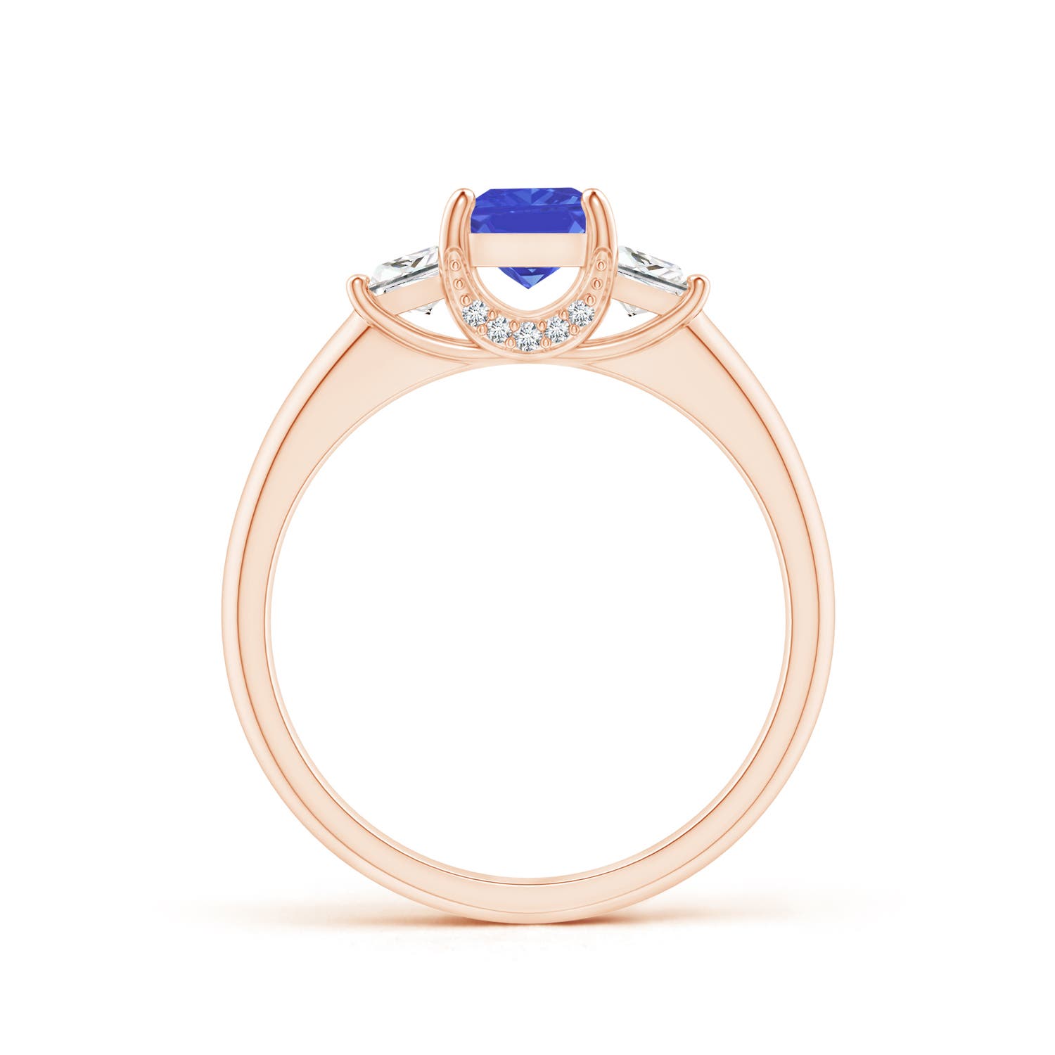 AAA - Tanzanite / 1.12 CT / 14 KT Rose Gold