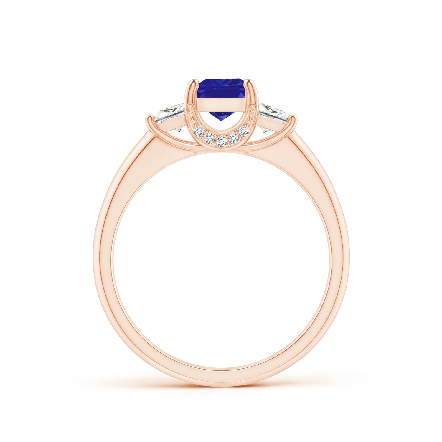 AAAA - Tanzanite / 1.12 CT / 14 KT Rose Gold