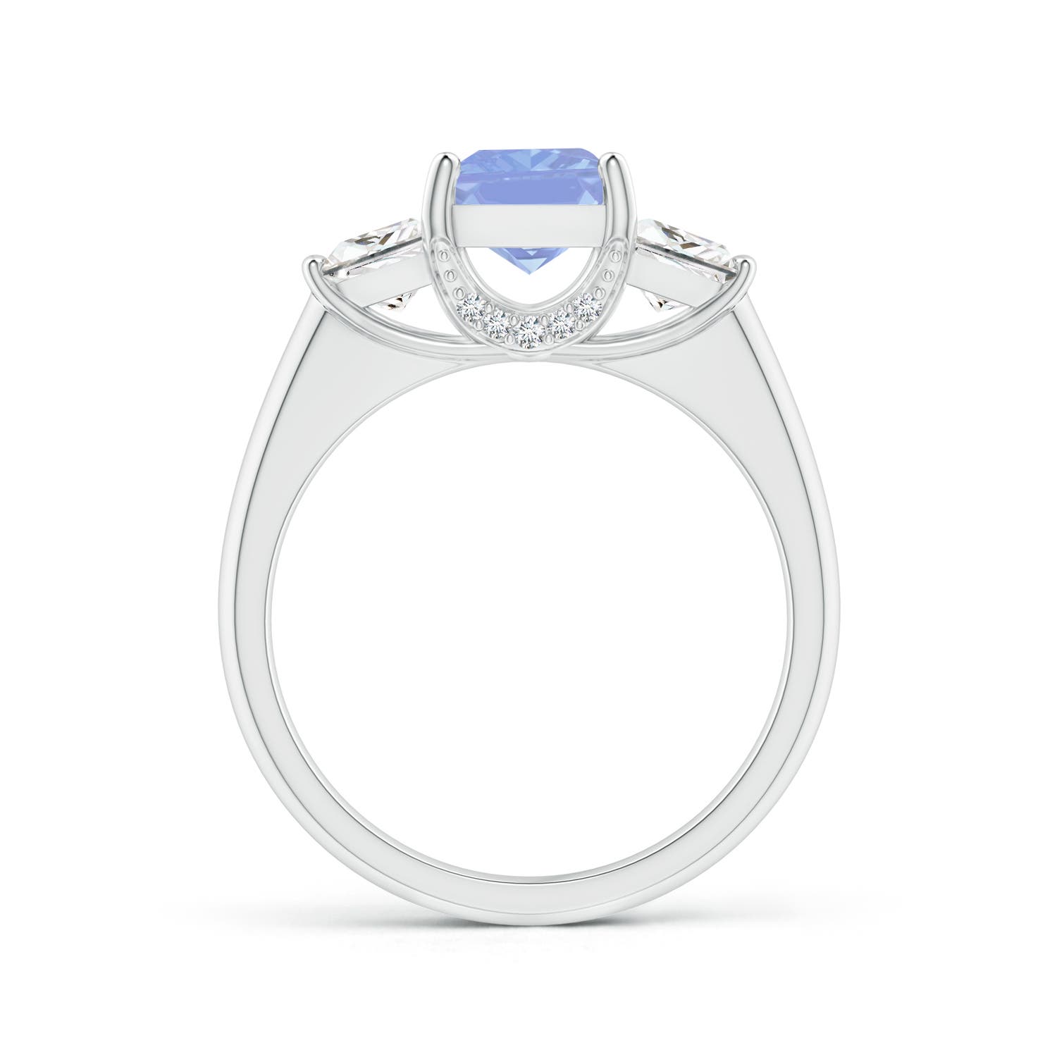 A - Tanzanite / 1.89 CT / 14 KT White Gold