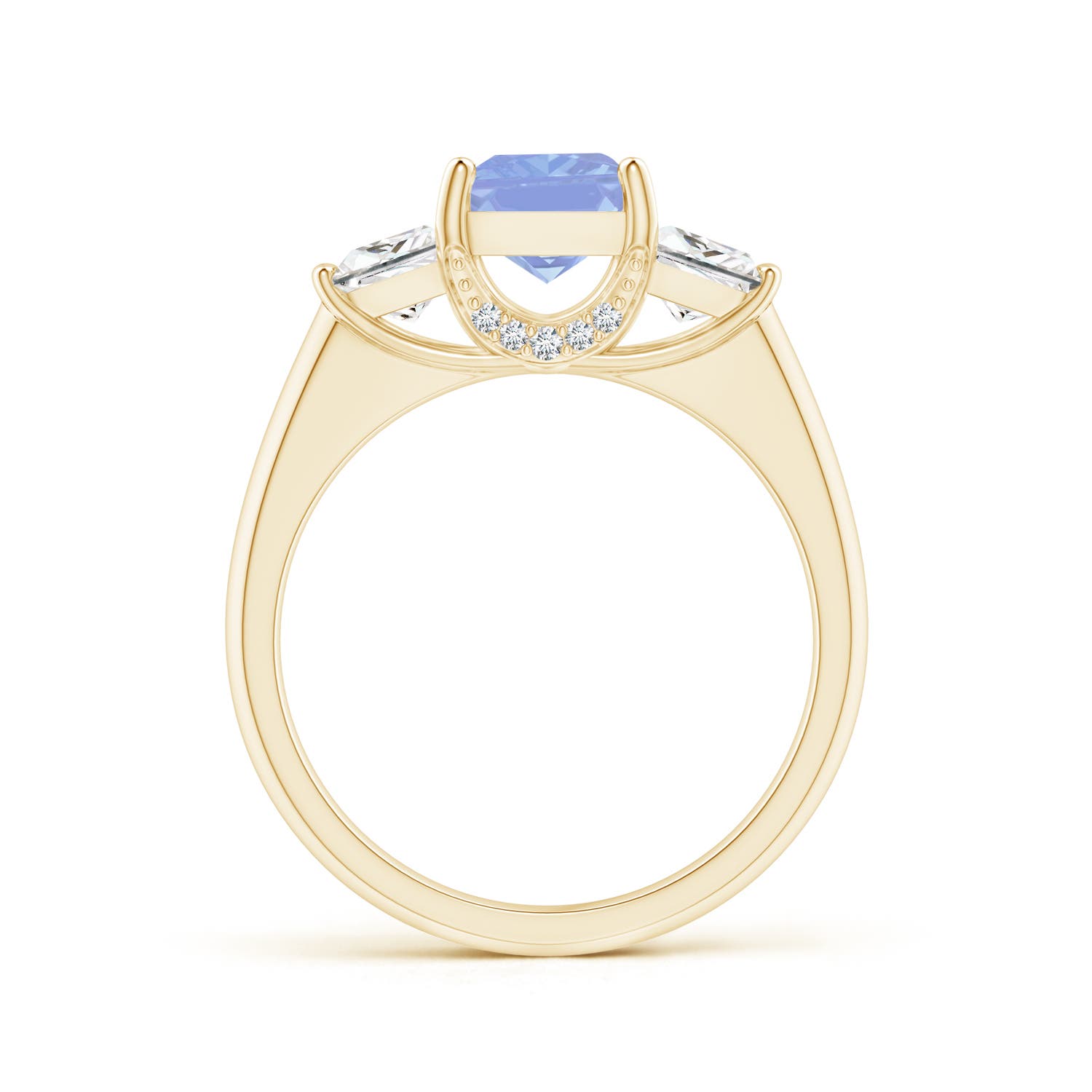 A - Tanzanite / 1.89 CT / 14 KT Yellow Gold