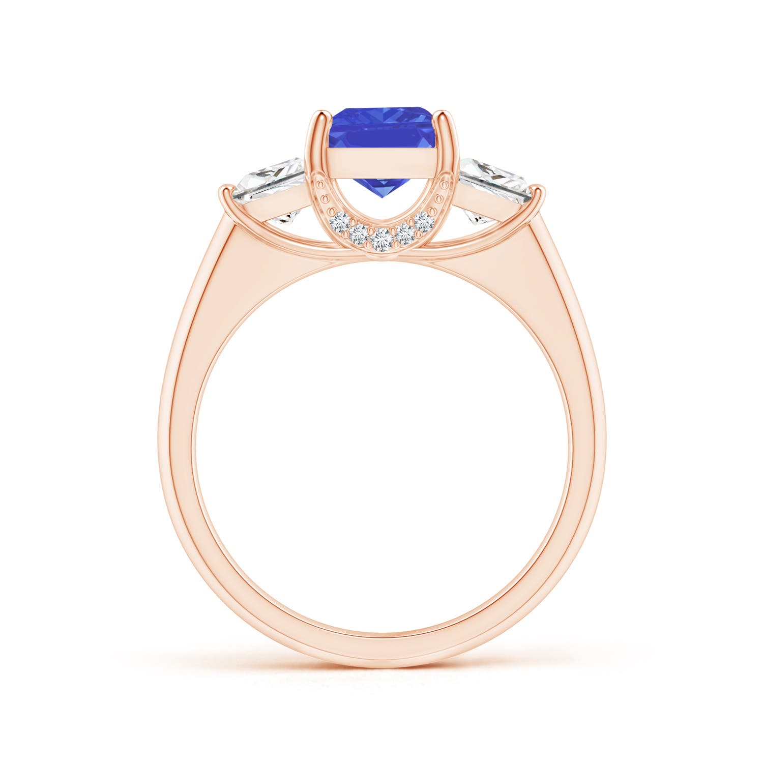 AAA - Tanzanite / 1.89 CT / 14 KT Rose Gold