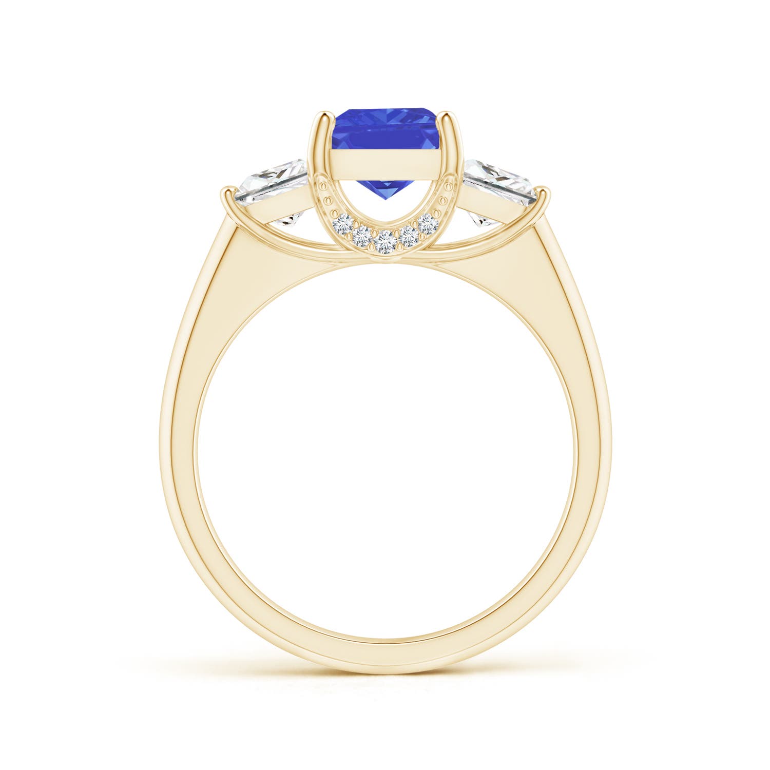 AAA - Tanzanite / 1.89 CT / 14 KT Yellow Gold