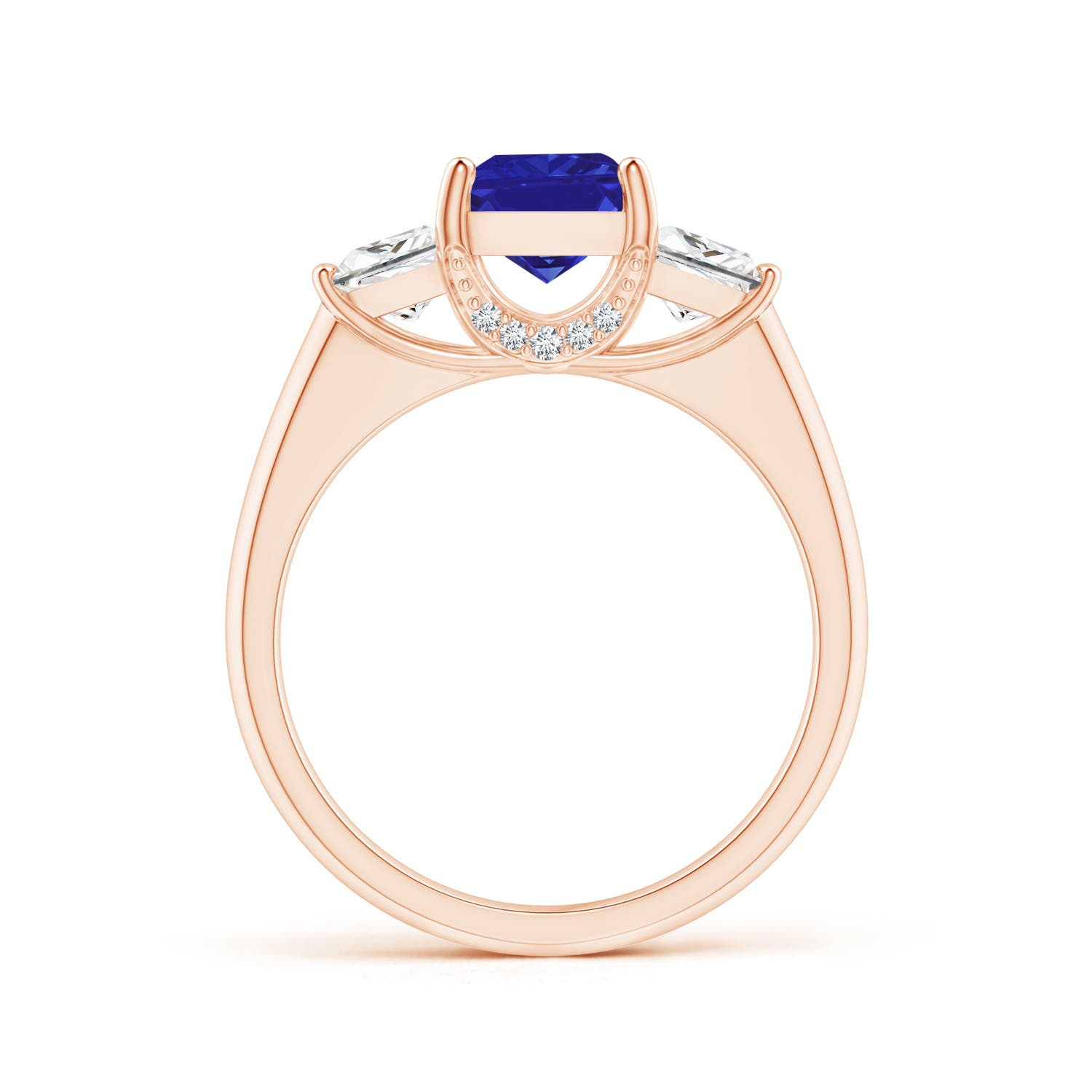 AAAA - Tanzanite / 1.89 CT / 14 KT Rose Gold