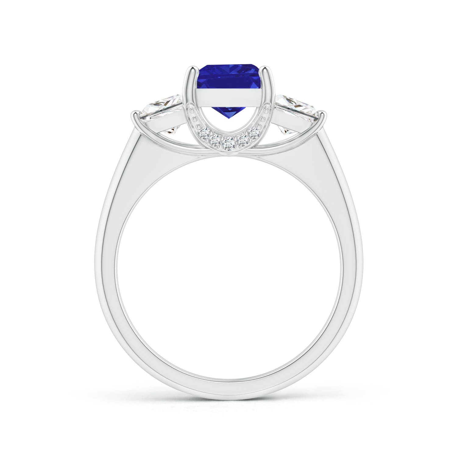 AAAA - Tanzanite / 1.89 CT / 14 KT White Gold