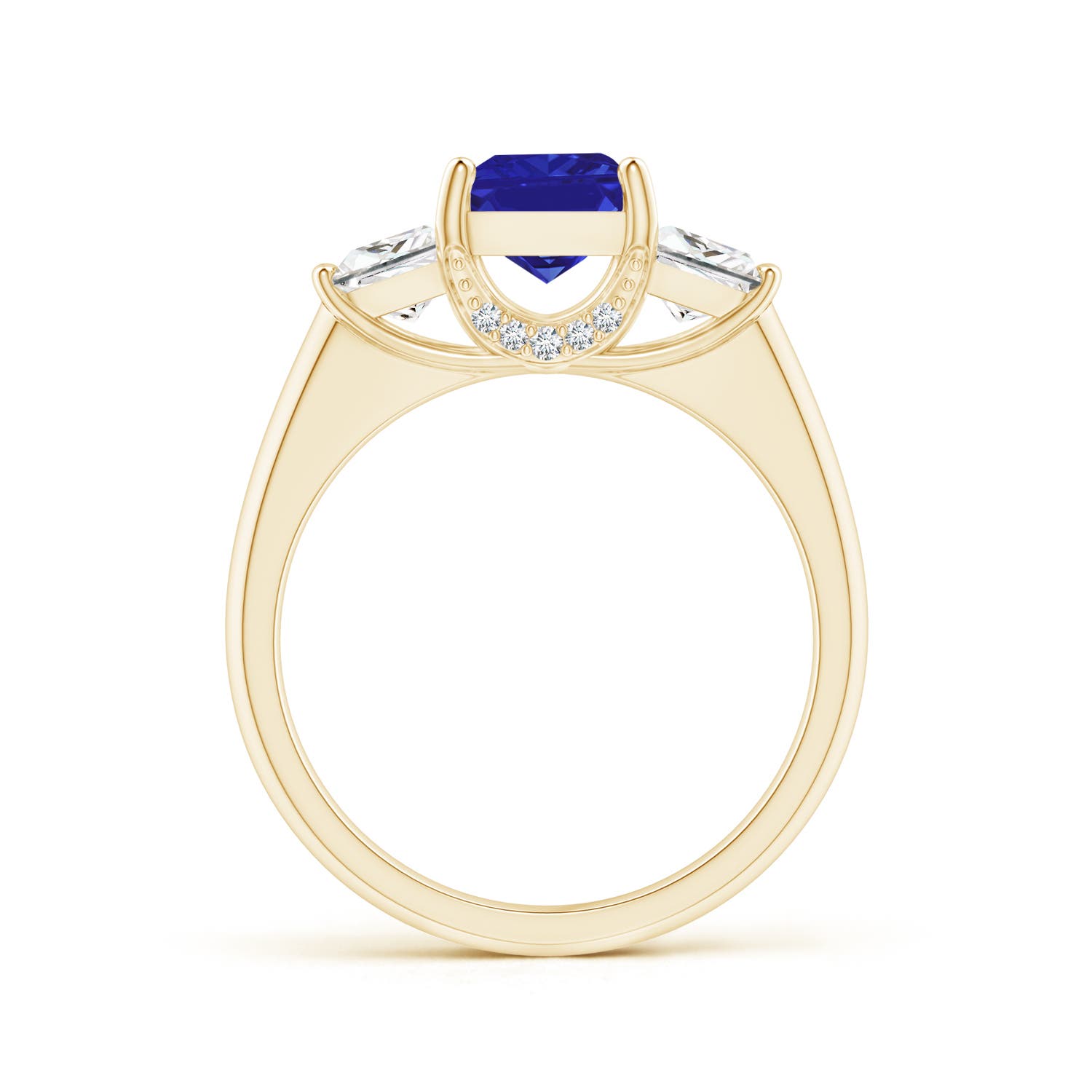 AAAA - Tanzanite / 1.89 CT / 14 KT Yellow Gold