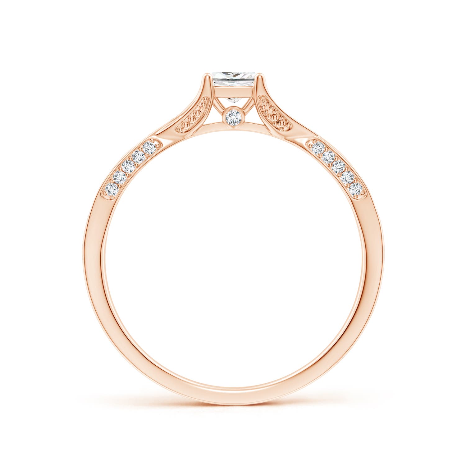 G, VS2 / 0.42 CT / 14 KT Rose Gold