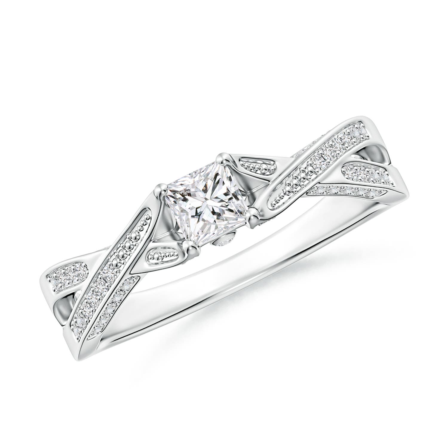 H, SI2 / 0.42 CT / 14 KT White Gold