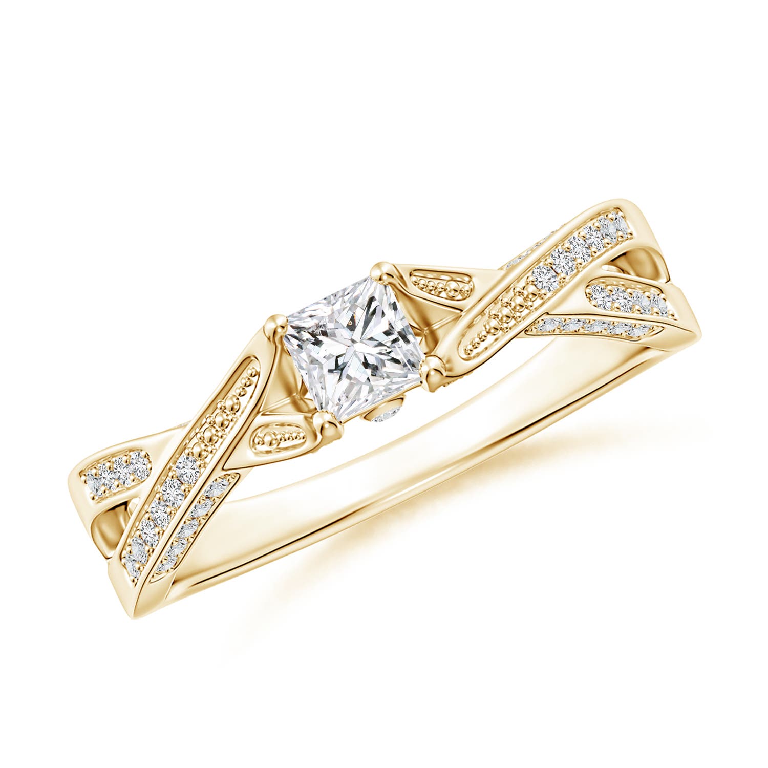 H, SI2 / 0.42 CT / 14 KT Yellow Gold