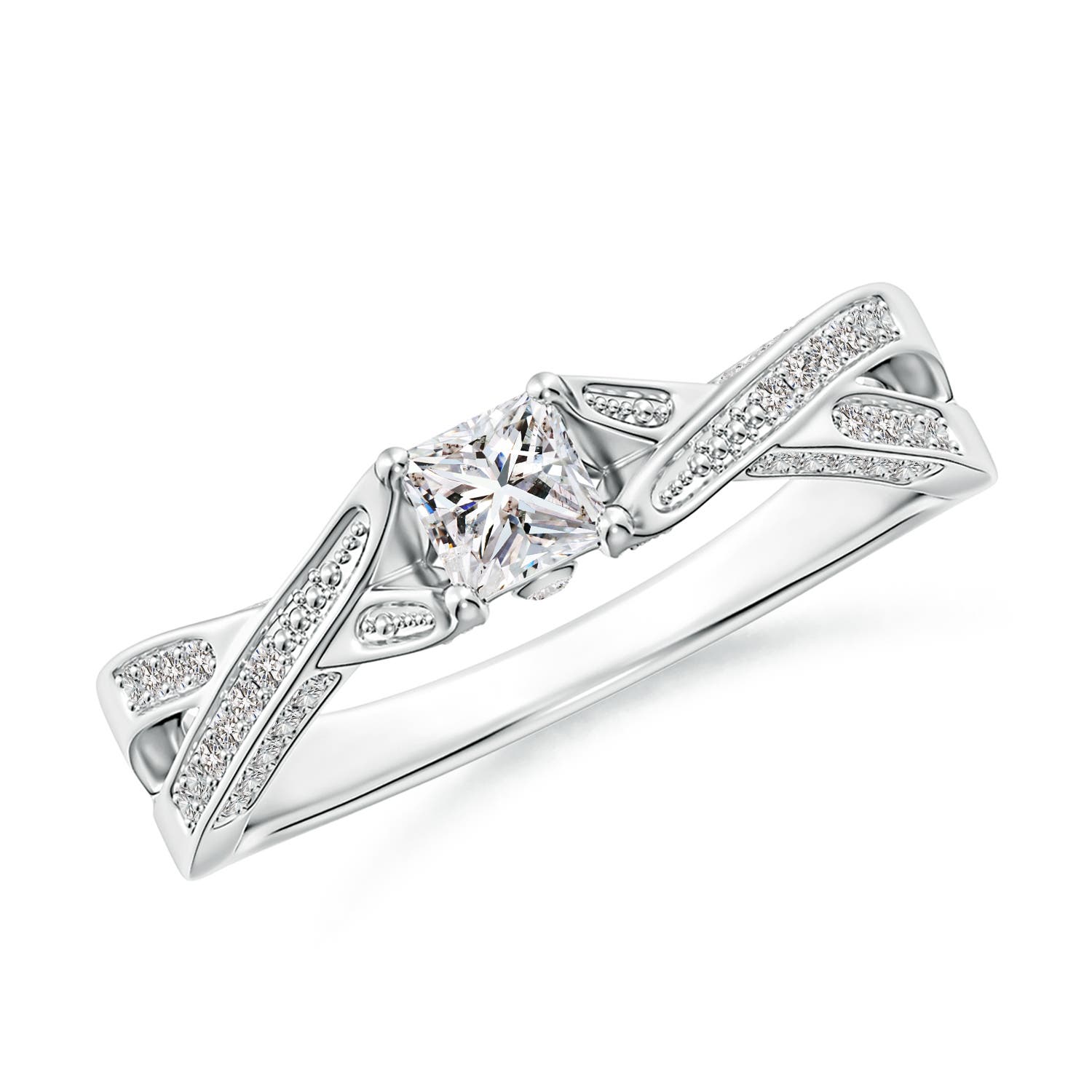 I-J, I1-I2 / 0.42 CT / 14 KT White Gold