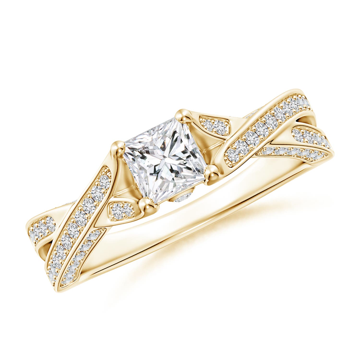 H, SI2 / 0.92 CT / 14 KT Yellow Gold