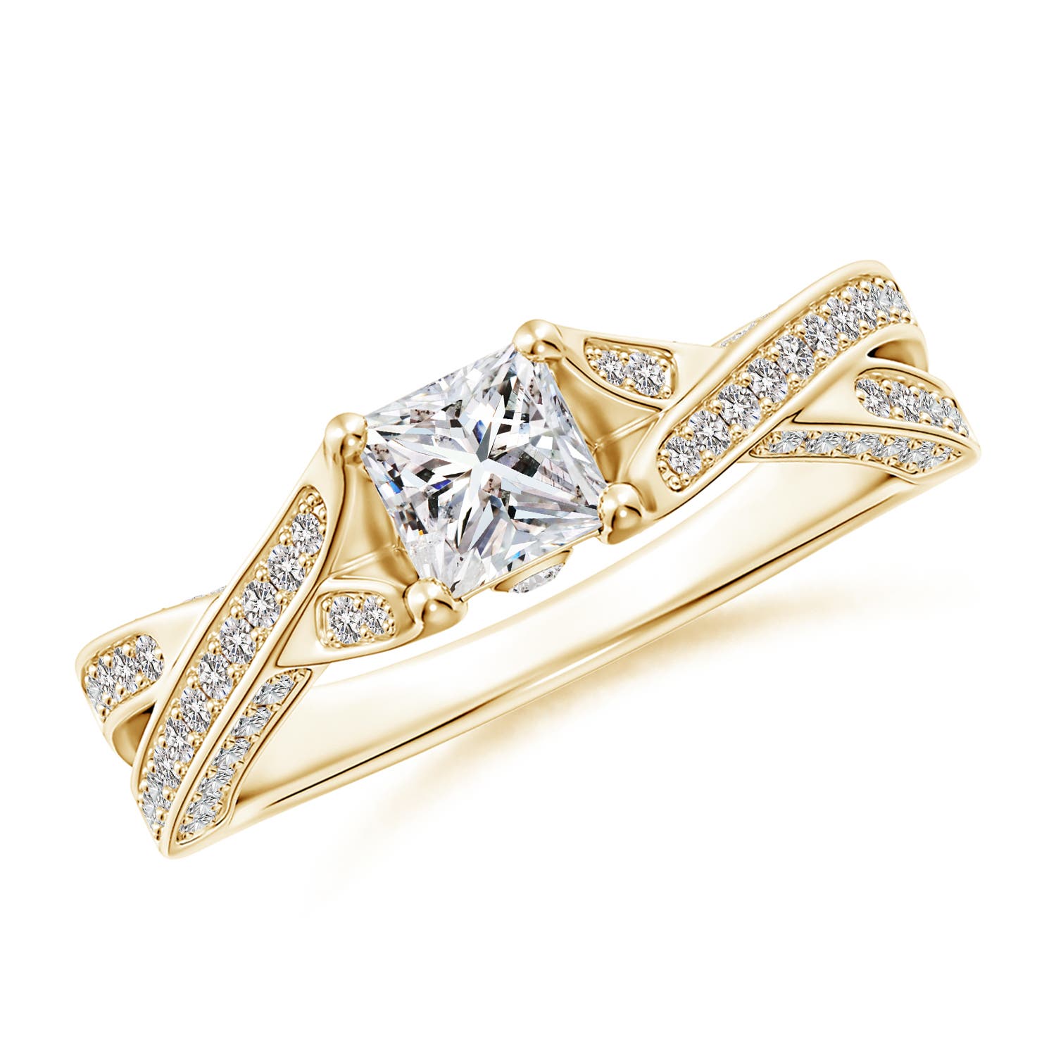 I-J, I1-I2 / 0.92 CT / 14 KT Yellow Gold