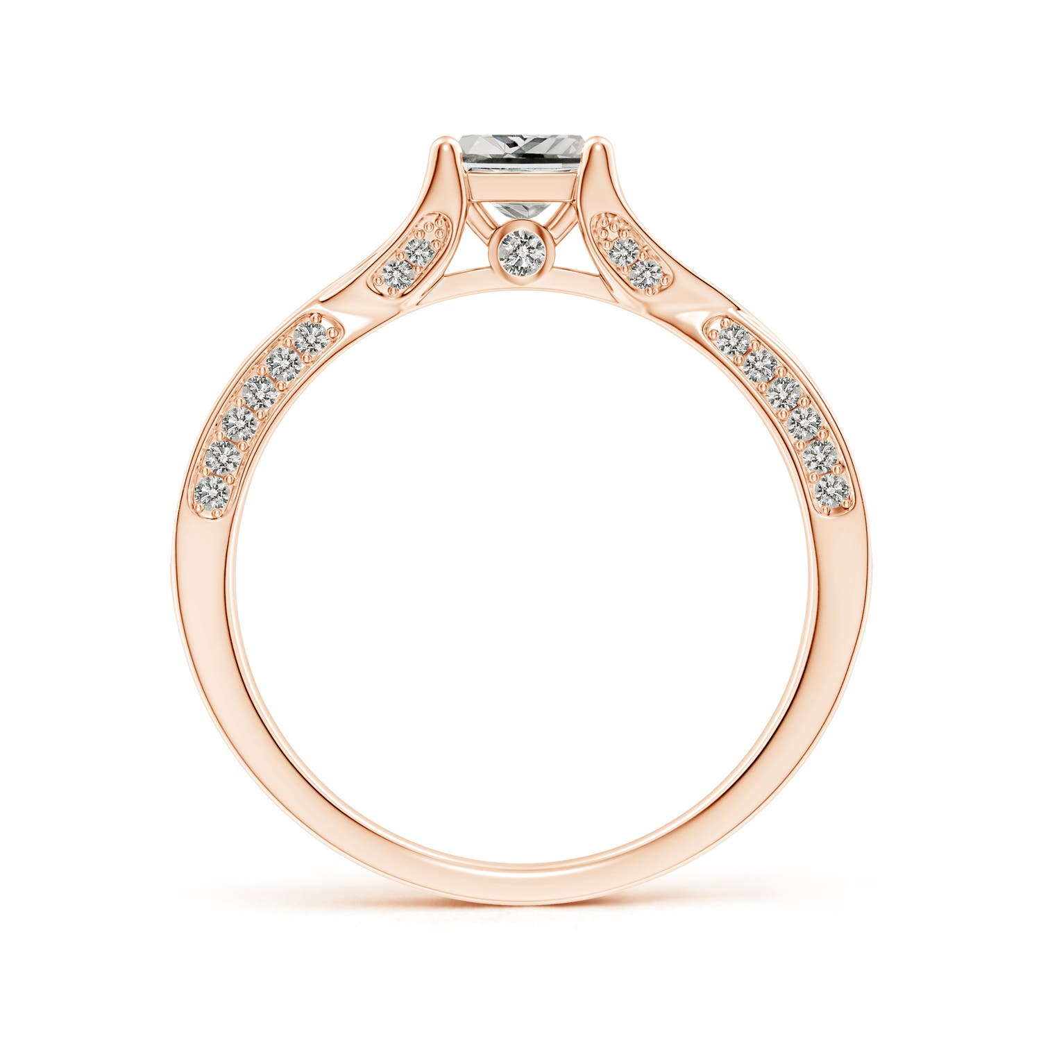 K, I3 / 0.92 CT / 14 KT Rose Gold