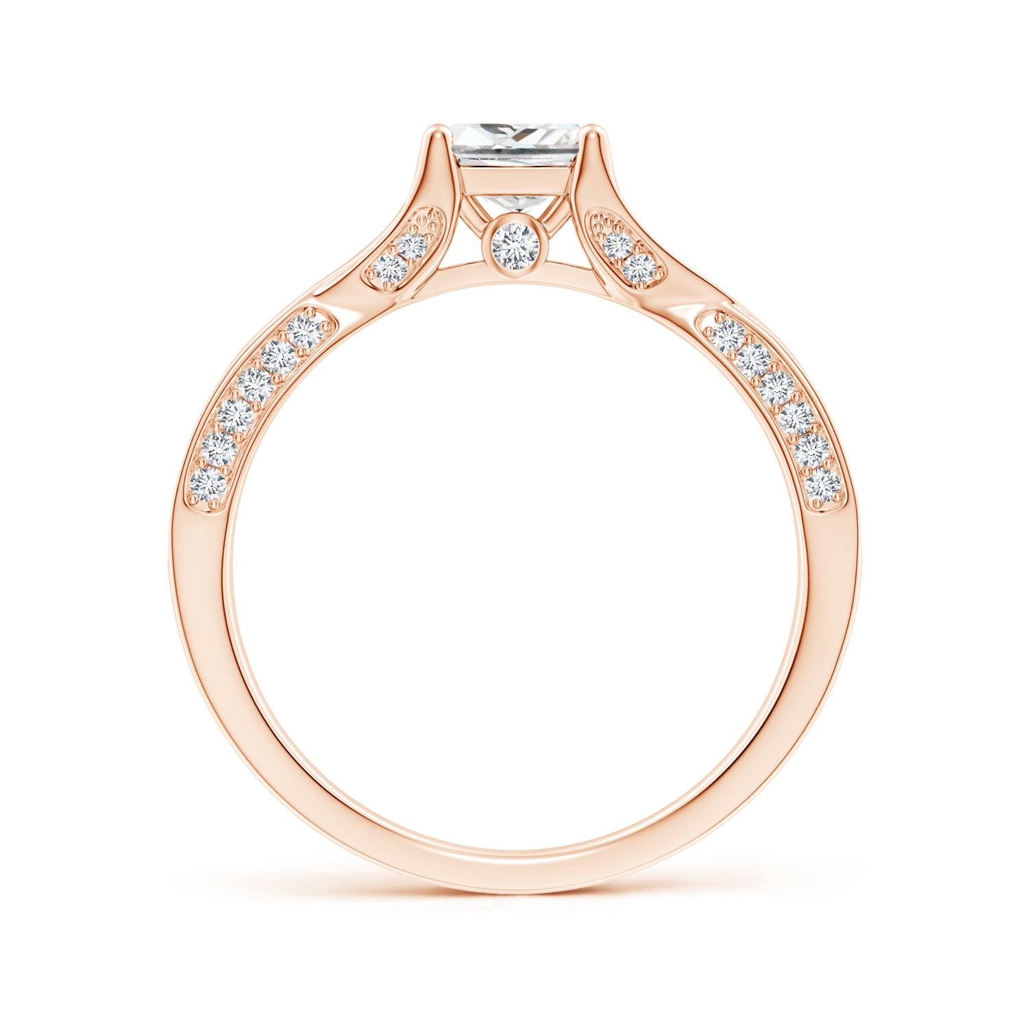 G, VS2 / 1.02 CT / 14 KT Rose Gold