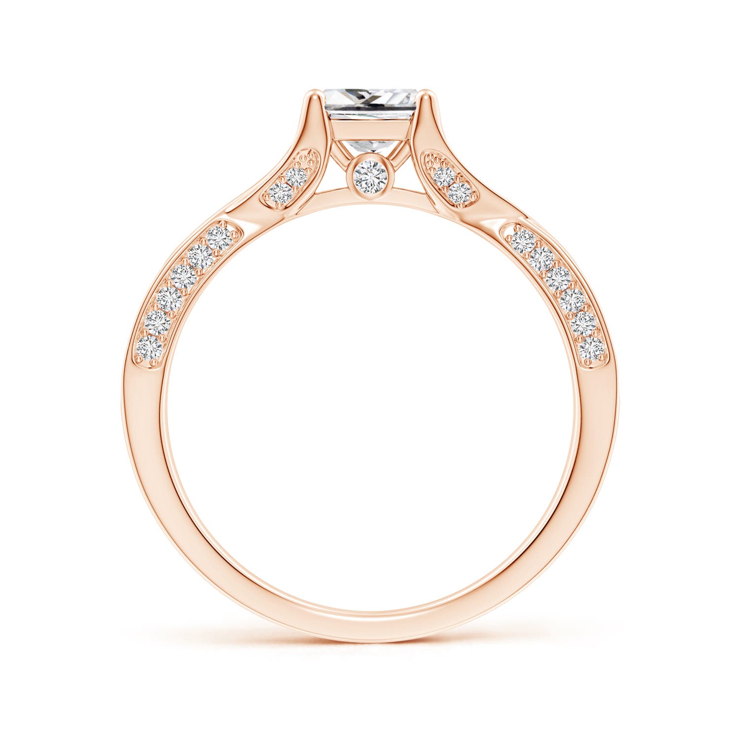 H, SI2 / 1.02 CT / 14 KT Rose Gold