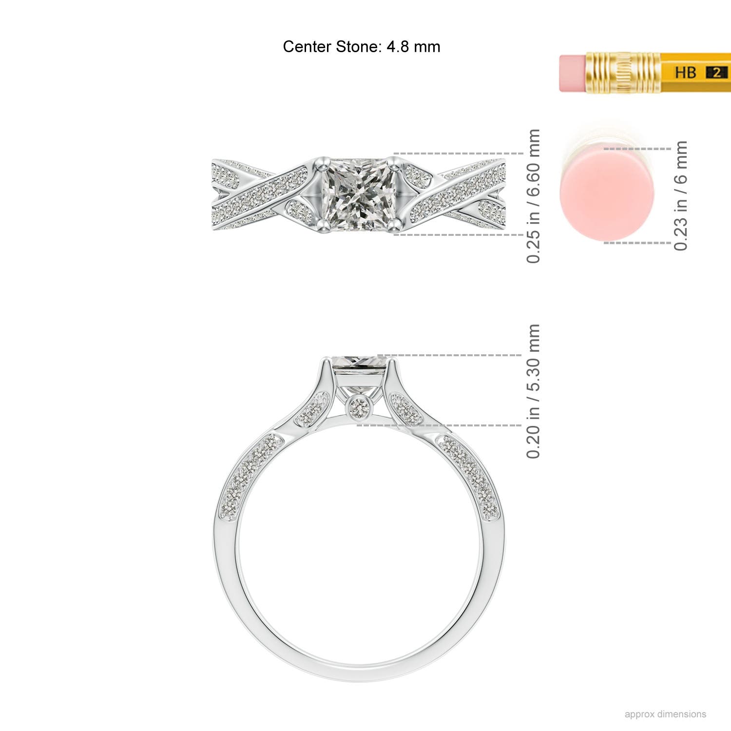 K, I3 / 1.02 CT / 14 KT White Gold