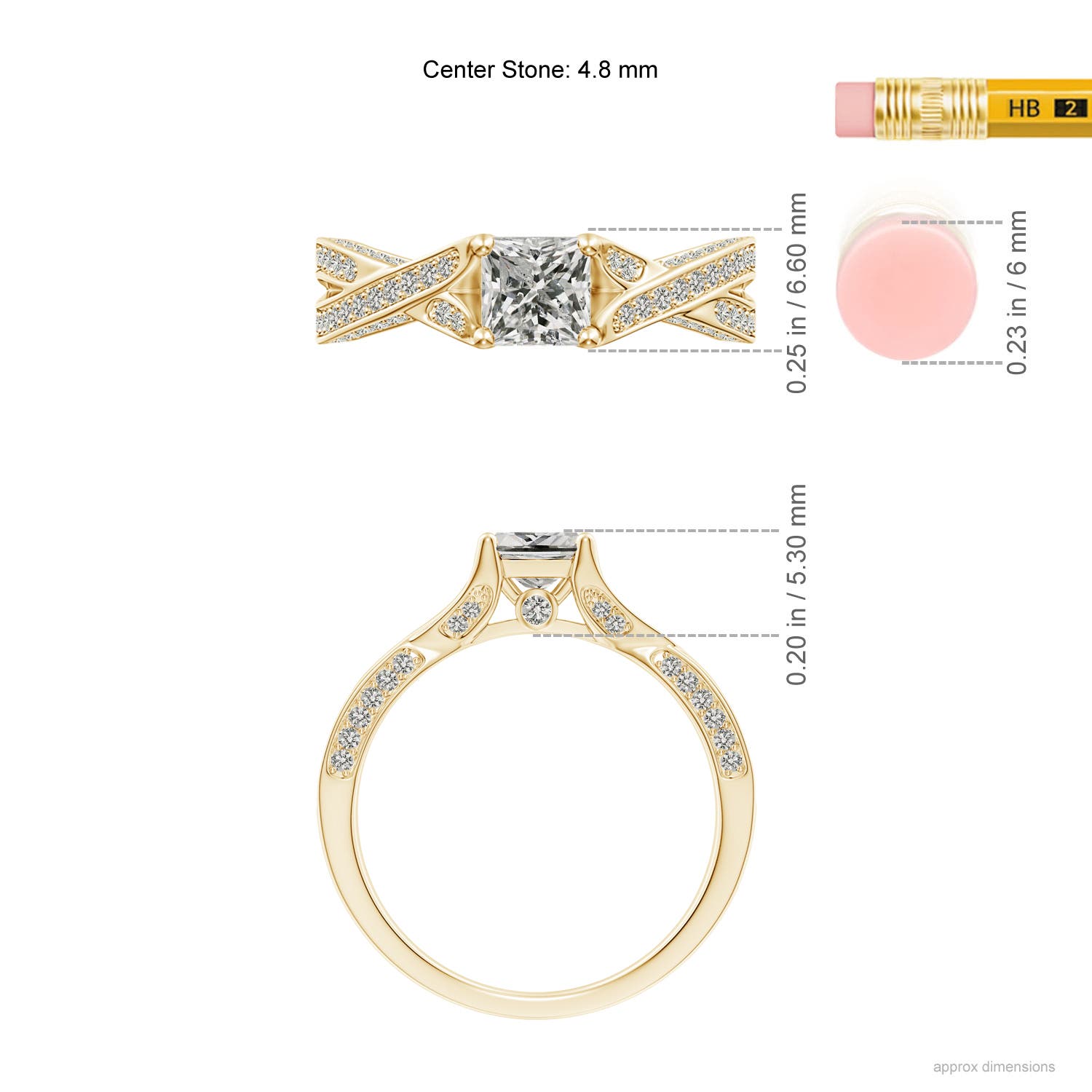 K, I3 / 1.02 CT / 14 KT Yellow Gold