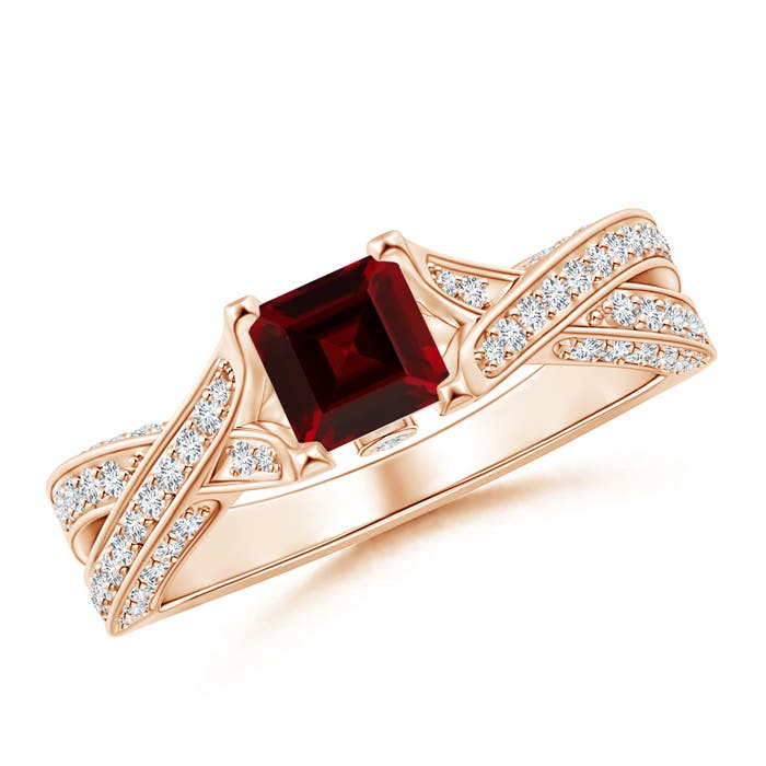 AAA - Garnet / 1.83 CT / 14 KT Rose Gold