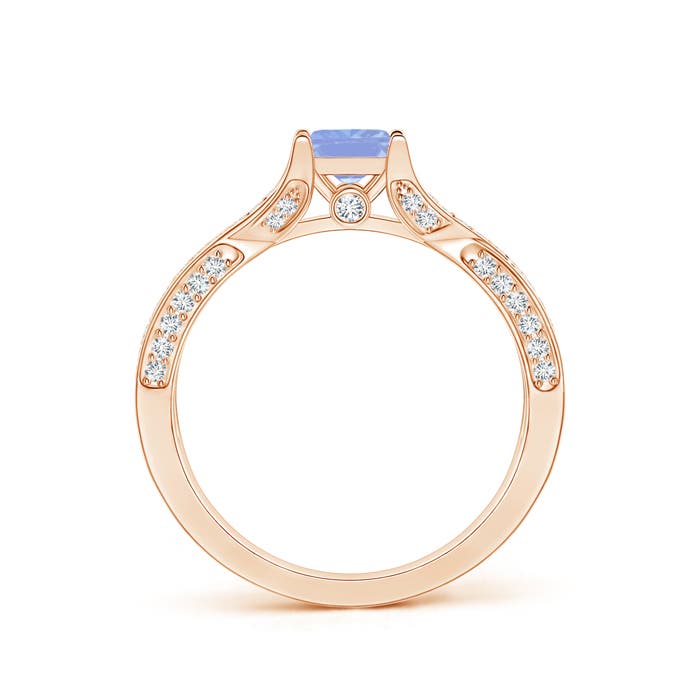 A - Tanzanite / 1.1 CT / 14 KT Rose Gold