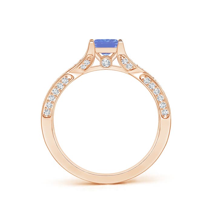 AA - Tanzanite / 1.1 CT / 14 KT Rose Gold