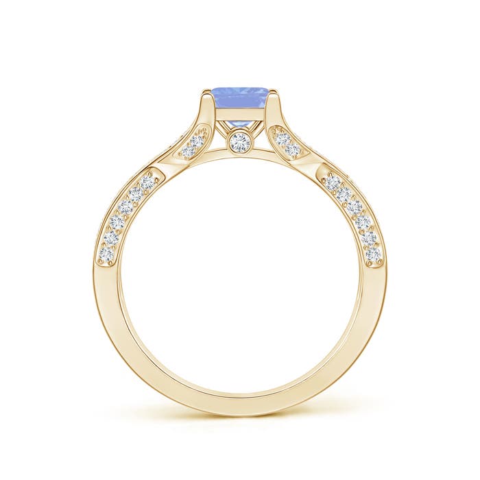 A - Tanzanite / 1.53 CT / 14 KT Yellow Gold