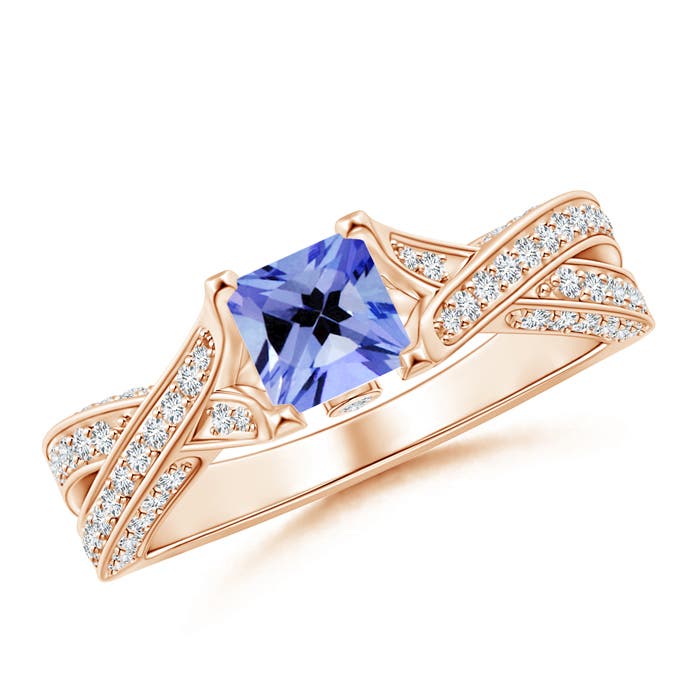 AA - Tanzanite / 1.53 CT / 14 KT Rose Gold