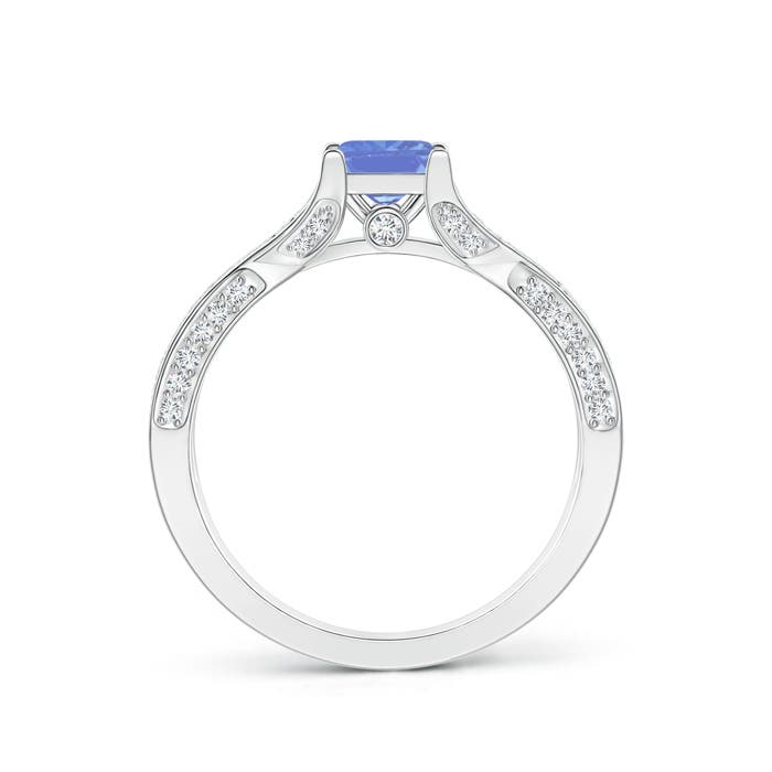 AA - Tanzanite / 1.53 CT / 14 KT White Gold