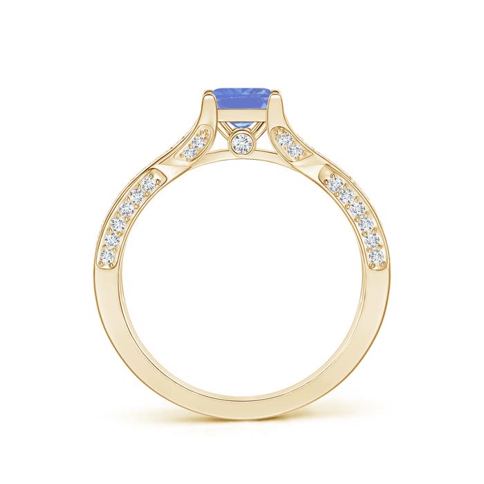 AA - Tanzanite / 1.53 CT / 14 KT Yellow Gold