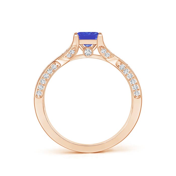 AAA - Tanzanite / 1.53 CT / 14 KT Rose Gold