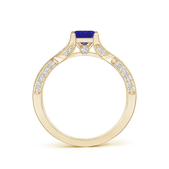 AAAA - Tanzanite / 1.53 CT / 14 KT Yellow Gold