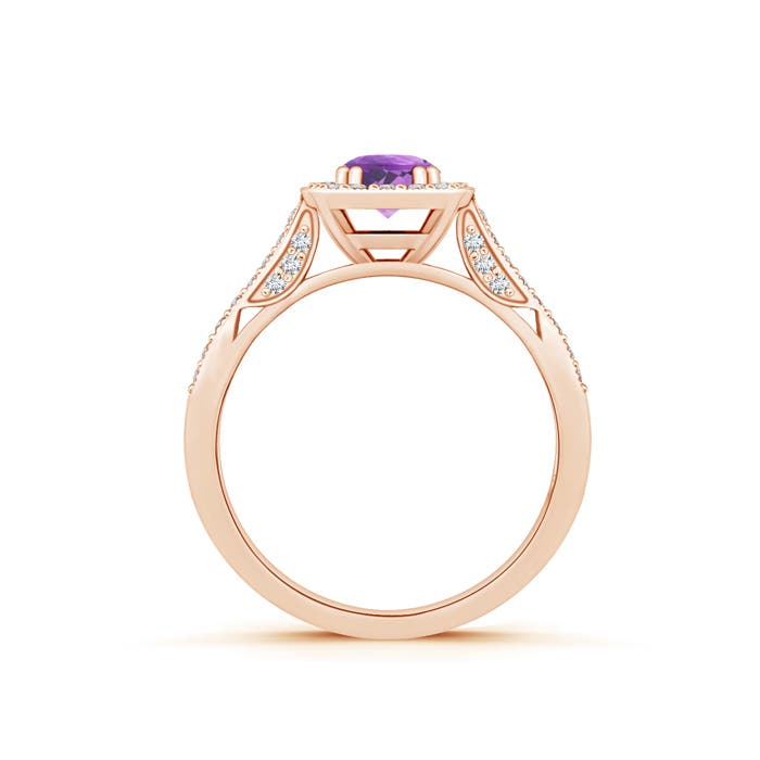 A - Amethyst / 0.73 CT / 14 KT Rose Gold