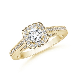 Three Stone Diamond Engagement Ring | Angara