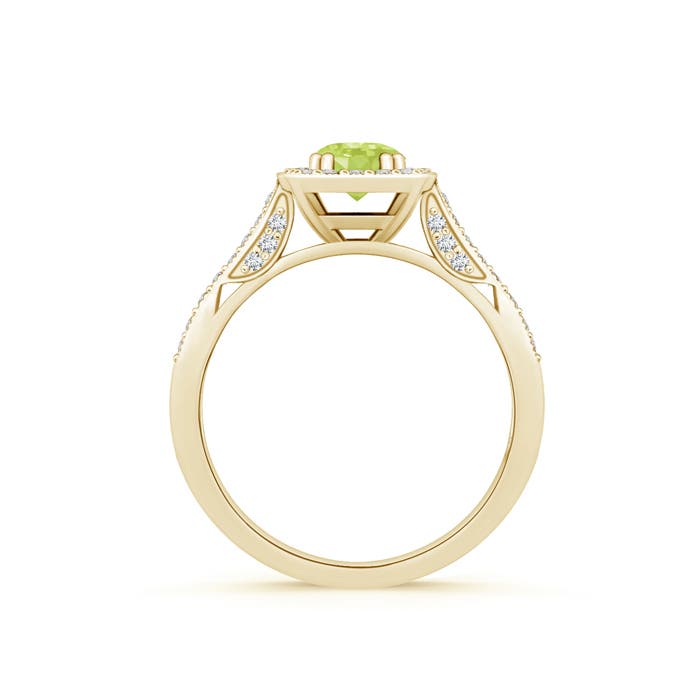 A - Peridot / 0.83 CT / 14 KT Yellow Gold