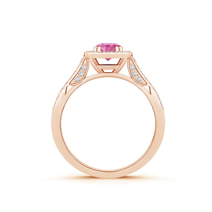 AA - Pink Sapphire / 0.88 CT / 14 KT Rose Gold