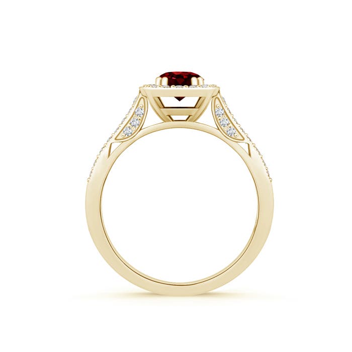 AAAA - Ruby / 0.88 CT / 14 KT Yellow Gold