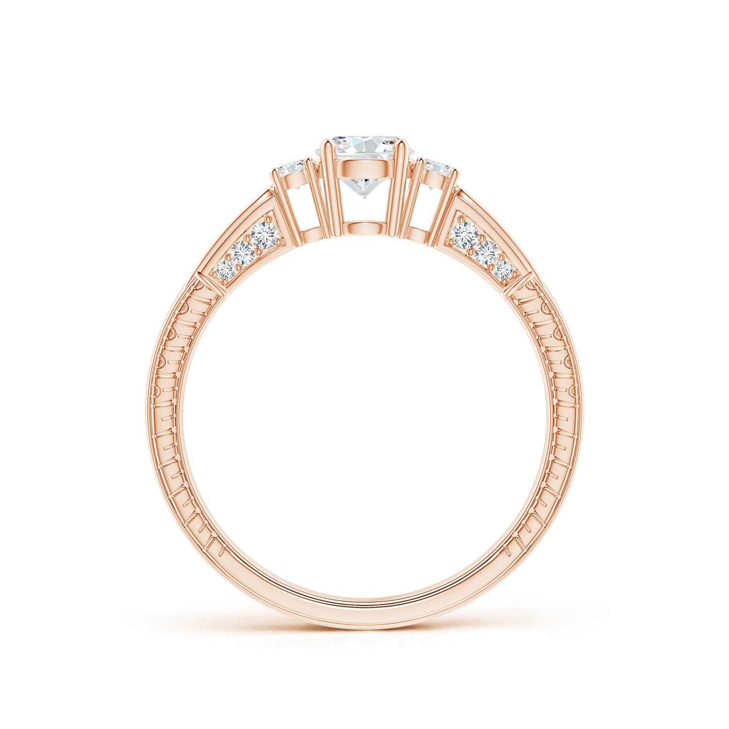 G, VS2 / 0.6 CT / 14 KT Rose Gold