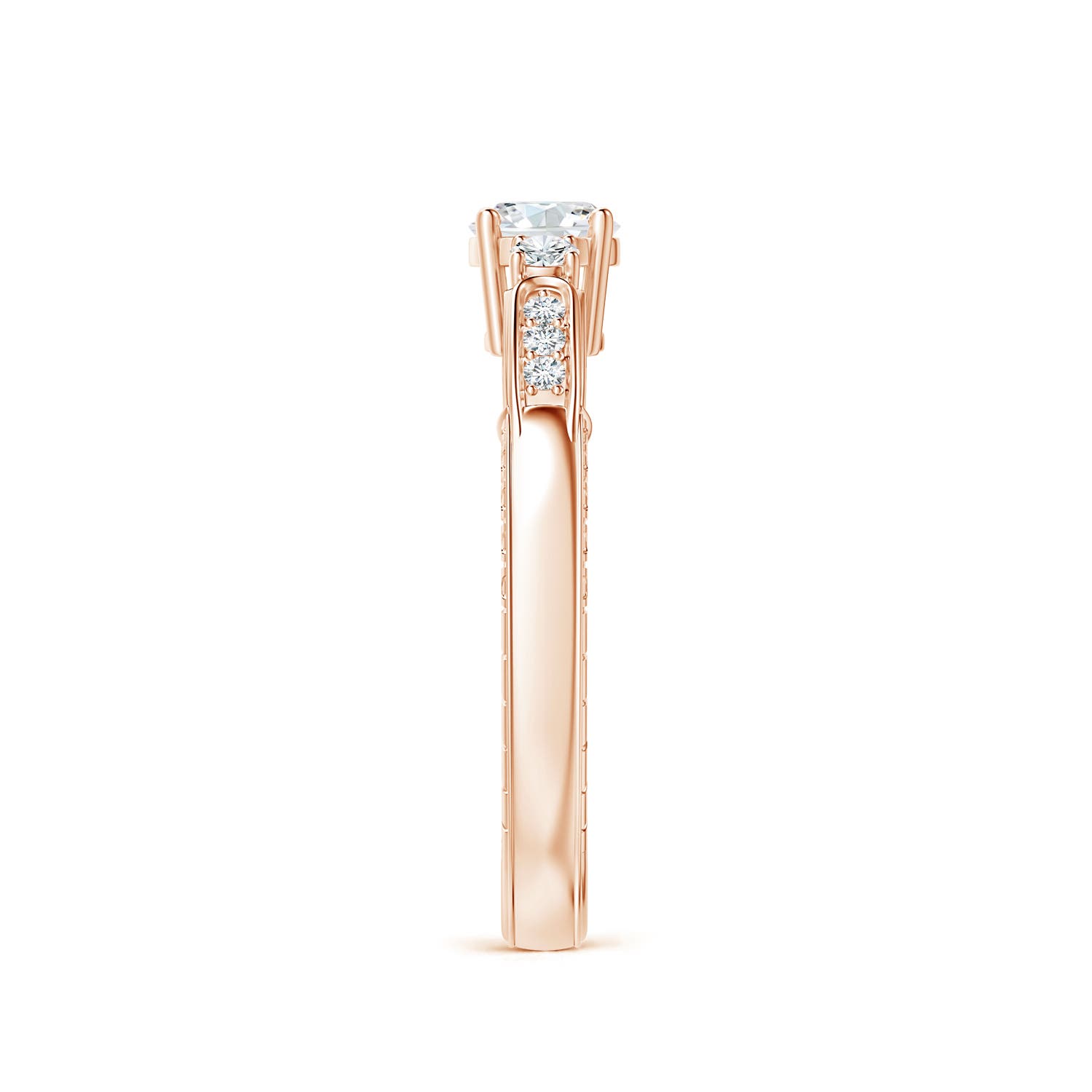 G, VS2 / 0.6 CT / 14 KT Rose Gold