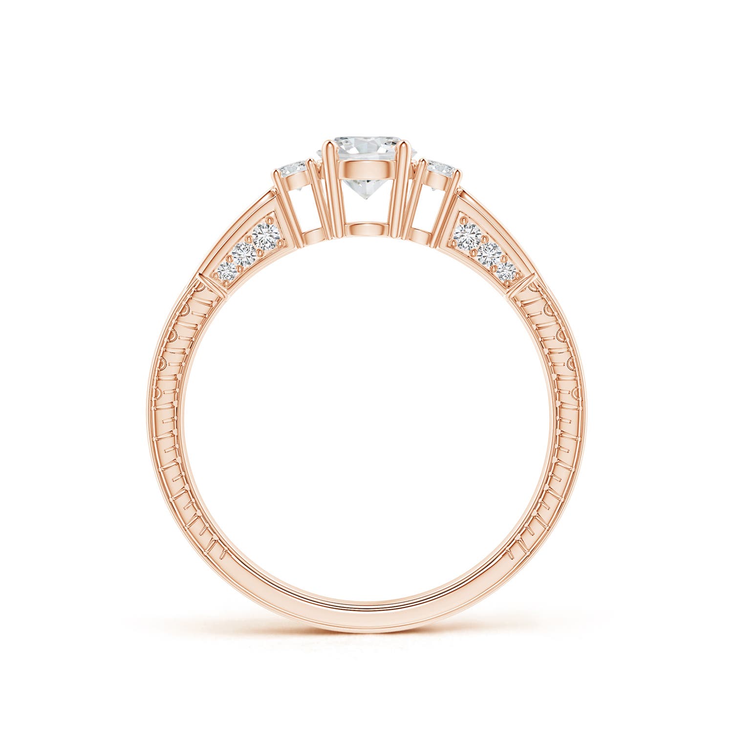 H, SI2 / 0.6 CT / 14 KT Rose Gold