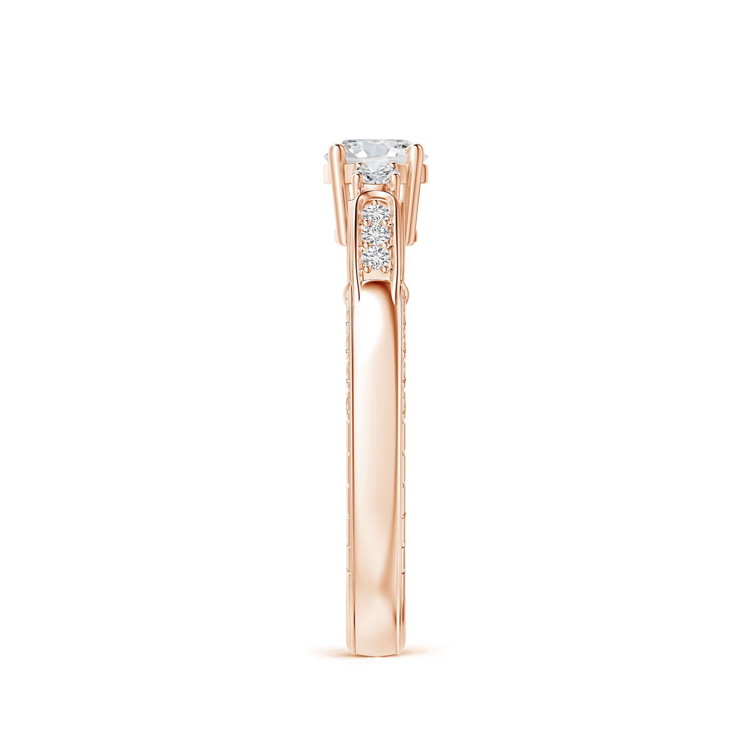 H, SI2 / 0.6 CT / 14 KT Rose Gold