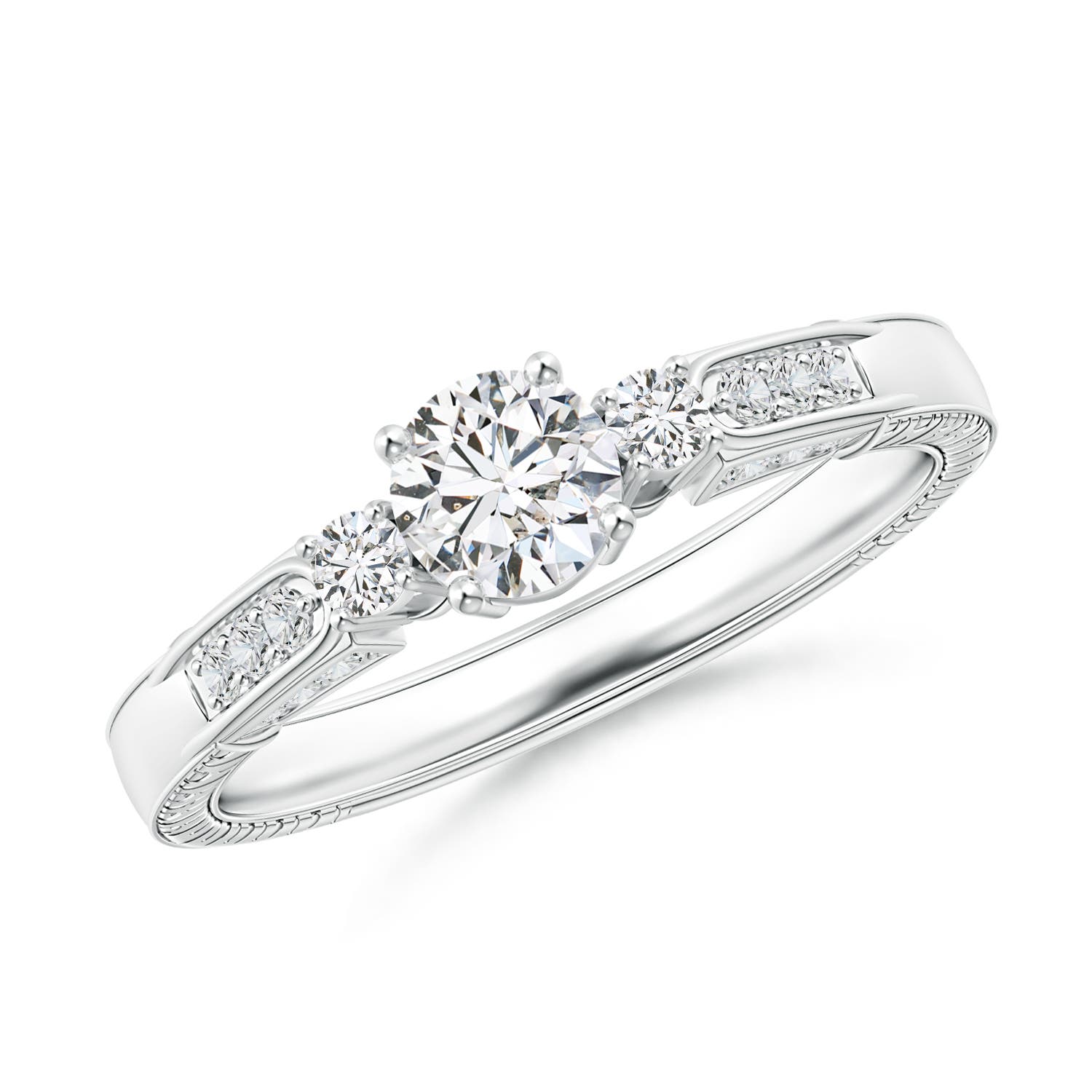 H, SI2 / 0.6 CT / 14 KT White Gold