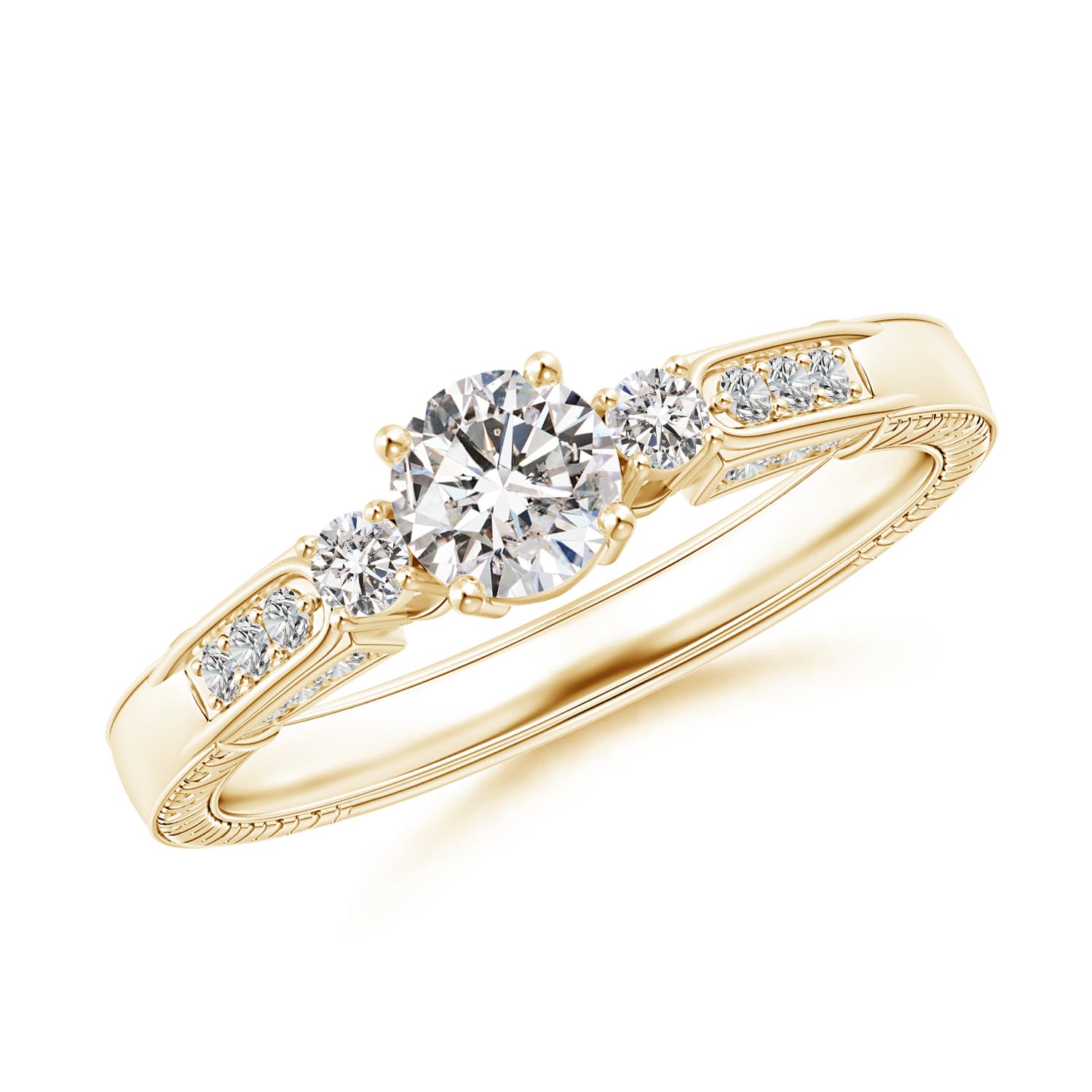 I-J, I1-I2 / 0.6 CT / 14 KT Yellow Gold