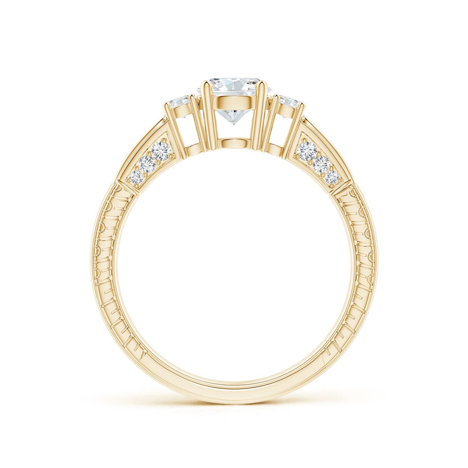 G, VS2 / 0.92 CT / 14 KT Yellow Gold