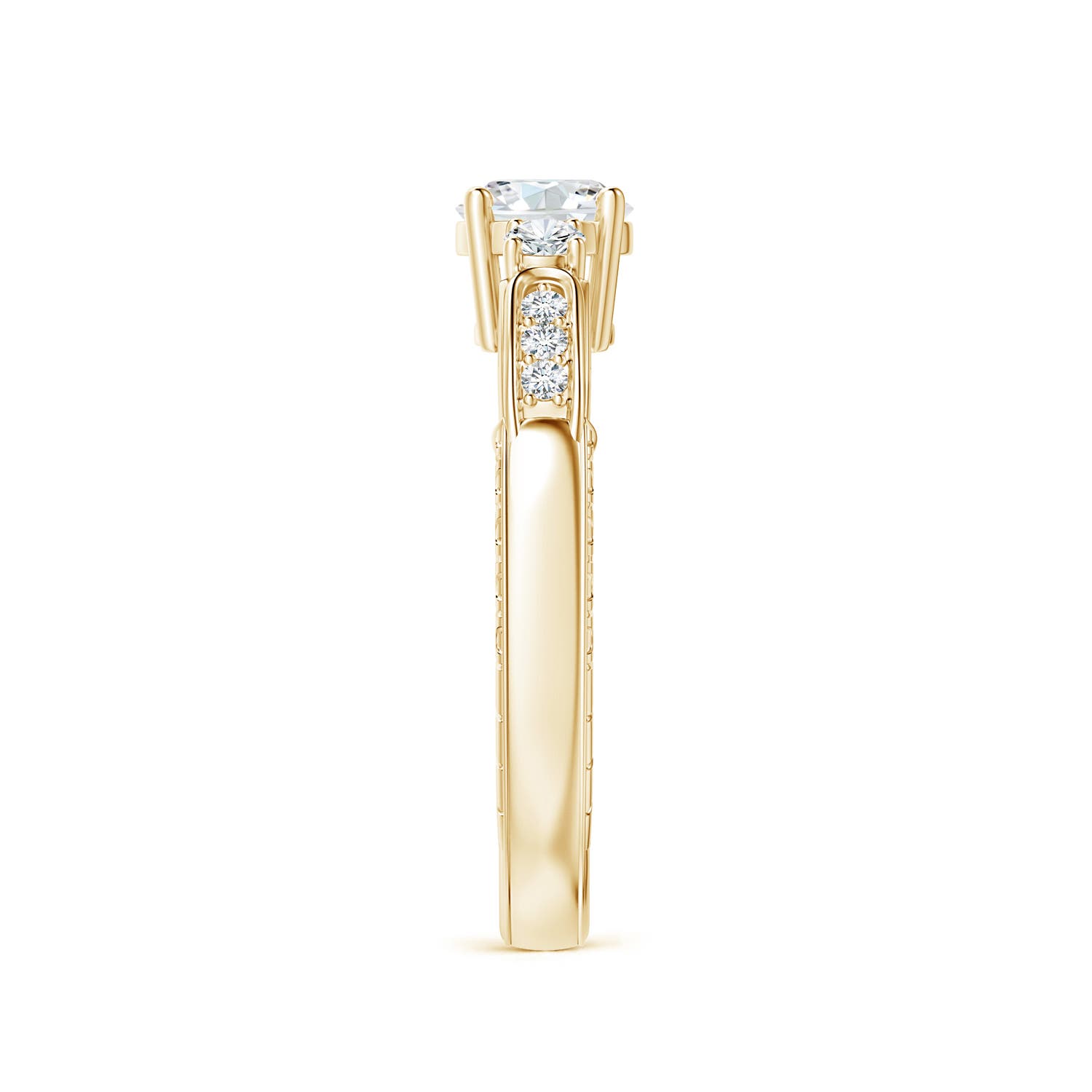 G, VS2 / 0.92 CT / 14 KT Yellow Gold