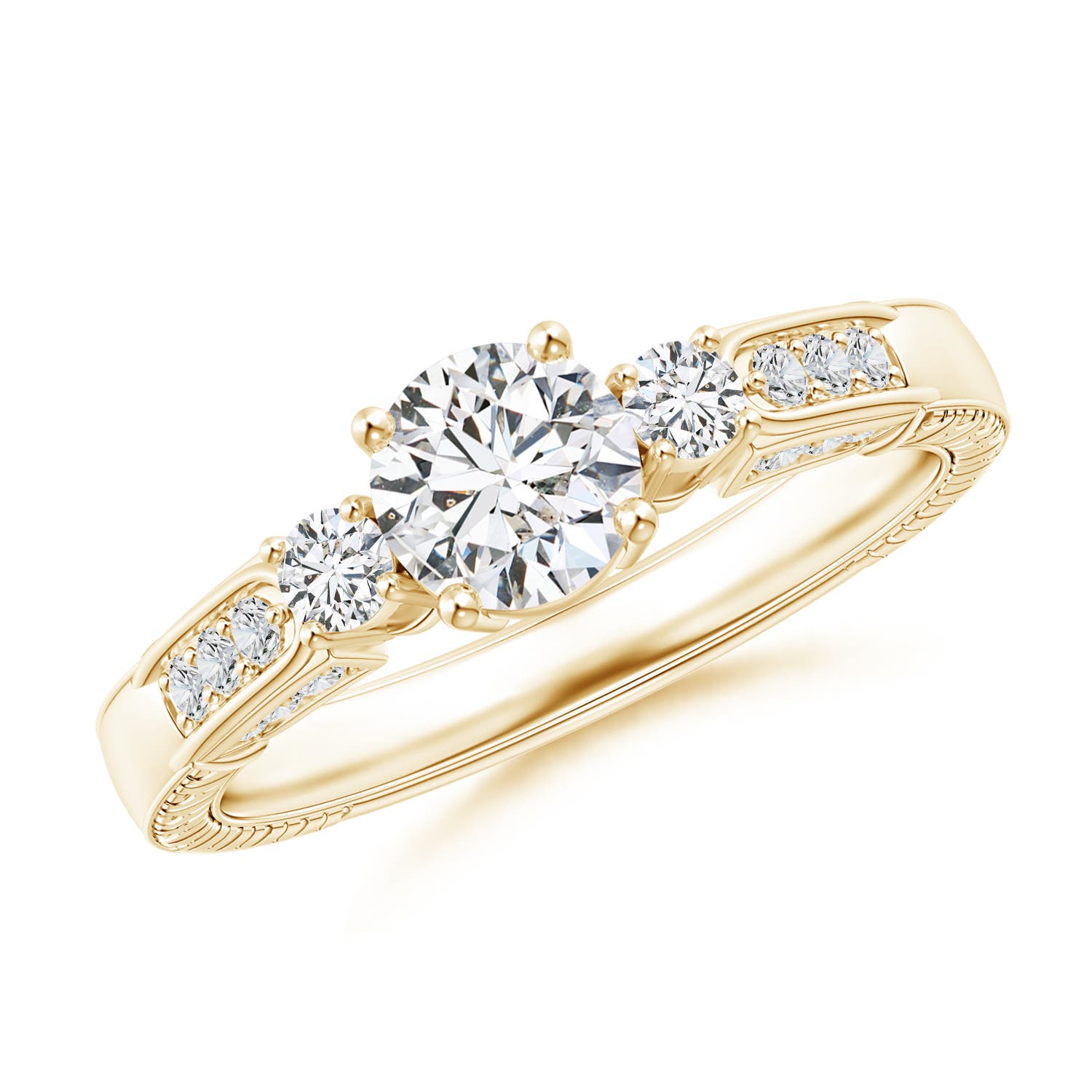 H, SI2 / 0.92 CT / 14 KT Yellow Gold