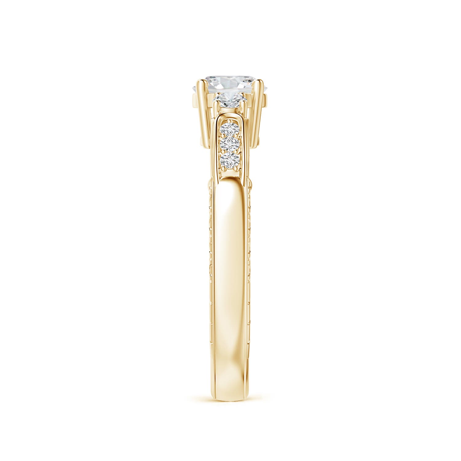 H, SI2 / 0.92 CT / 14 KT Yellow Gold