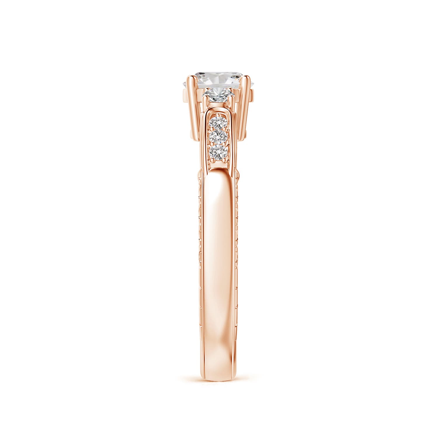 I-J, I1-I2 / 0.92 CT / 14 KT Rose Gold