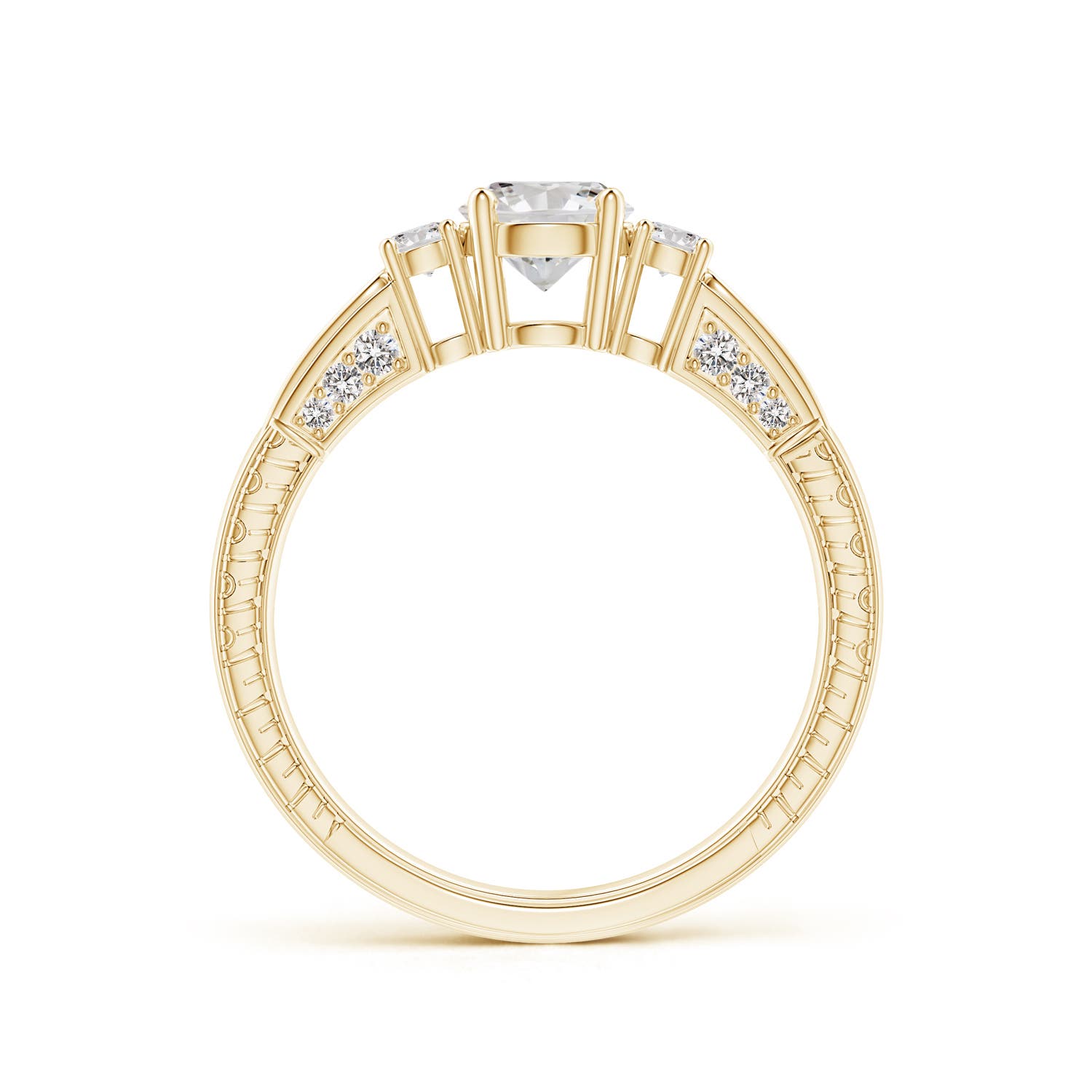 I-J, I1-I2 / 0.92 CT / 14 KT Yellow Gold